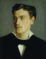 Portrait of a young man, c.1855