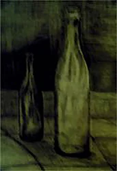 Two Bottles on a Street