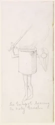 Sir Galipot Bearing the Holy Gruel