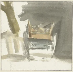 Peasant Wagon, Seen from Behind