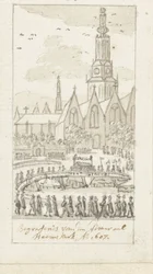 Funeral of Jacob van Heemskerck in the Old Church in Amsterdam, 1607