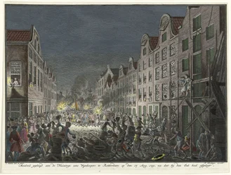 Plundering of the House of Wine Merchant Gerrit Hagedooren in Rotterdam, 1751