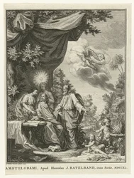 Writer Surrounded by Allegorical Figures