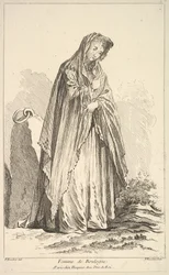 Woman of Boulogne, from Recueil de diverses figures étrangères Inventées par F. Bo...