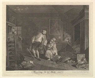 Marriage A-la-Mode, Plate V