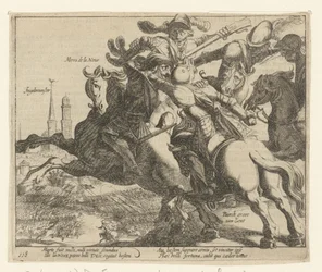 François de la Noue Captured During the Battle of Ingelmunster, 1580