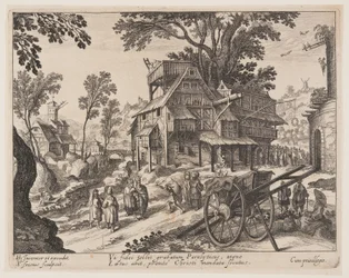 Healing of the Paralytic, from Landscapes with Scenes from the Life of Christ