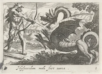 Hercules Kills the Dragon Ladon