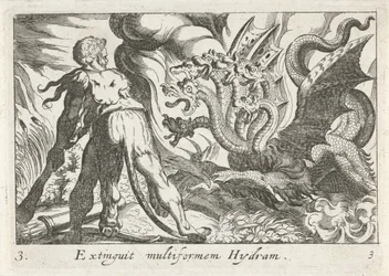 Hercules Fighting the Hydra of Lerna (Herculean Themes)