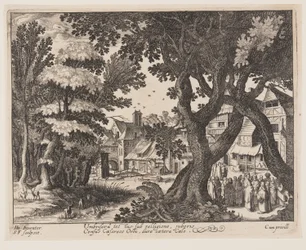 The Tribute Money, from Landscapes with Scenes from the Life of Christ
