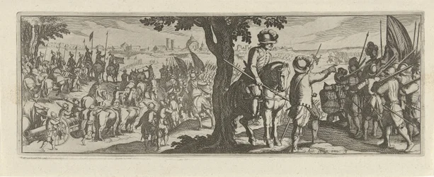 Two Soldiers Under a Tree