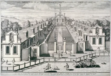 Trinity Almshouses, Mile End Road, Stepney, London