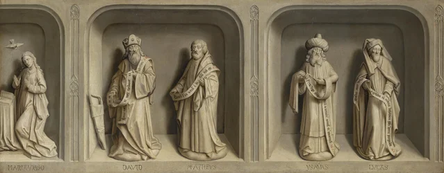 Scenes from the Life of Saint Bertin and the Annunciation to Mary with Prophets and Evangelists