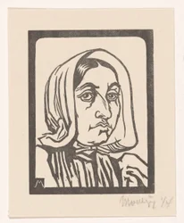 Head of a Woman with Cap