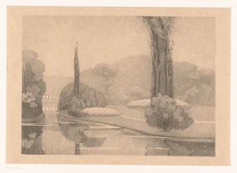 View of a Park Near a Castle