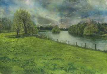 The River Thames from Buccleuch Gardens