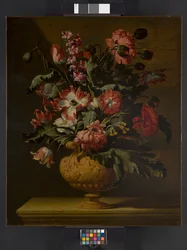 A vase of flowers, before 1710