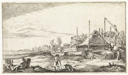 Landscape with Resting Peddlers (series title: Landscapes)