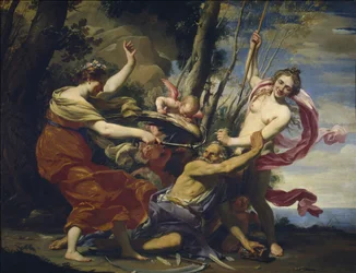 Father Time Overcome by Love, Hope and Beauty, 1627