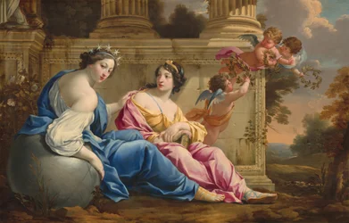 The Muses Urania and Calliope