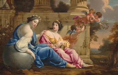The Muses Urania and Calliope, c. 1634