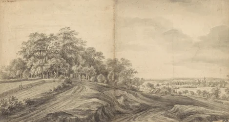 Panorama of Boersberg with Doorwerth Castle in the Distance