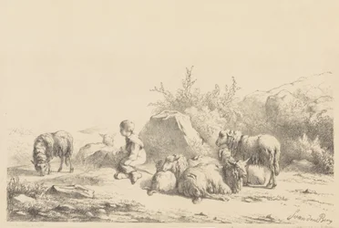 Shepherd and Sheep
