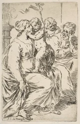 Holy Family with St. John the Baptist, ca. 1640-1642