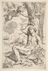Saint Sebastian Pierced with Arrows and Tied to a Tree, ca. 1639