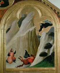 Agostino Saving a Man Who Fell from His Horse, from the Altar of the Blessed Agostino Novello