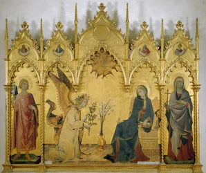 Annunciation (with Saint Judith and Saint Ansano)