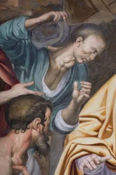 Adoration of the Shepherds, 1578-82 (detail)