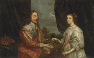 Double Portrait of King Charles I and Queen Henrietta Maria
