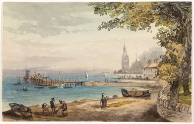 View from the Hotel Swanaze, India