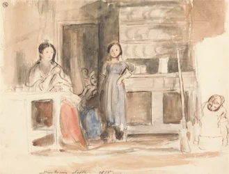 Kitchen Scene: Dunkerrin, September 1835