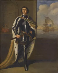 Portrait of Emperor Peter I the Great, 1690s