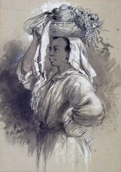 Girl with Fruit