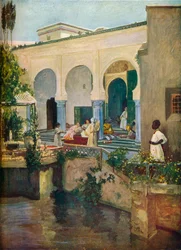Interior of a Moorish Harem, 1907