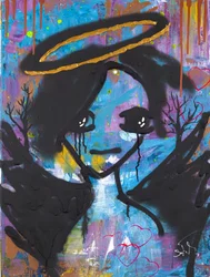 Crying Angel Figure