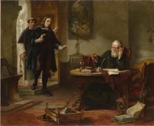 John Milton Visiting Galileo Galilei