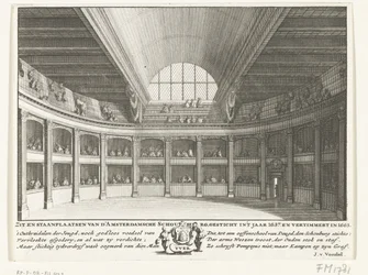 The Theatre of Jacob van Campen seen from the stage