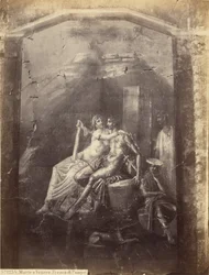 Mars and Venus. Fresco from Pompeii