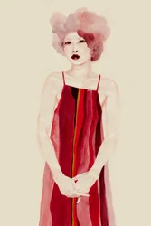 Red Dress Portrait