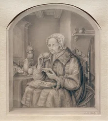 Woman Drinking Coffee
