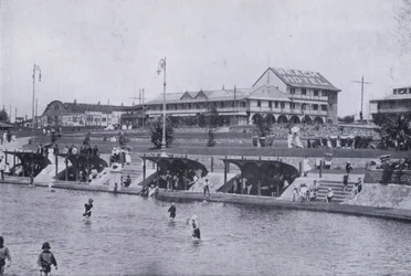 Ocean Beach, showing Beach Hotel, Durban
