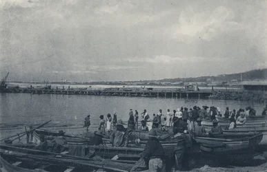 The Fish Market, Cape Town (b/w photo)