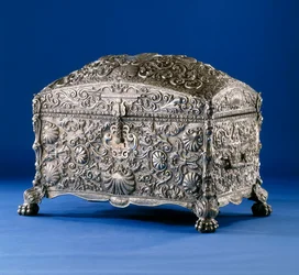 An important Spanish Colonial silver coffer, c.1800