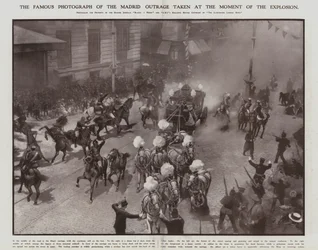 Assassination Attempt Against King Alfonso XIII and Queen Victoria Eugenie of Spain on Their Wedding Day, Madrid, 31 May 1906