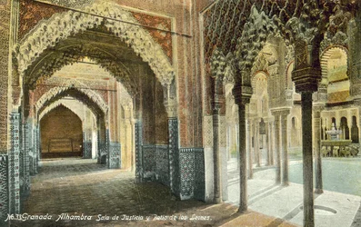 The Hall of Justice and the Court of the Lions, Alhambra, Granada