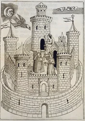 A Castle (engraving to accompany Mallorcan songs written by Fray Encelm Turmeda)